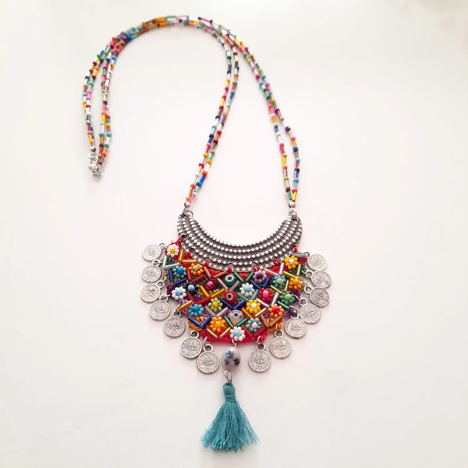 

Goodtime Flower Garden Necklace Women Handmade Jewelry