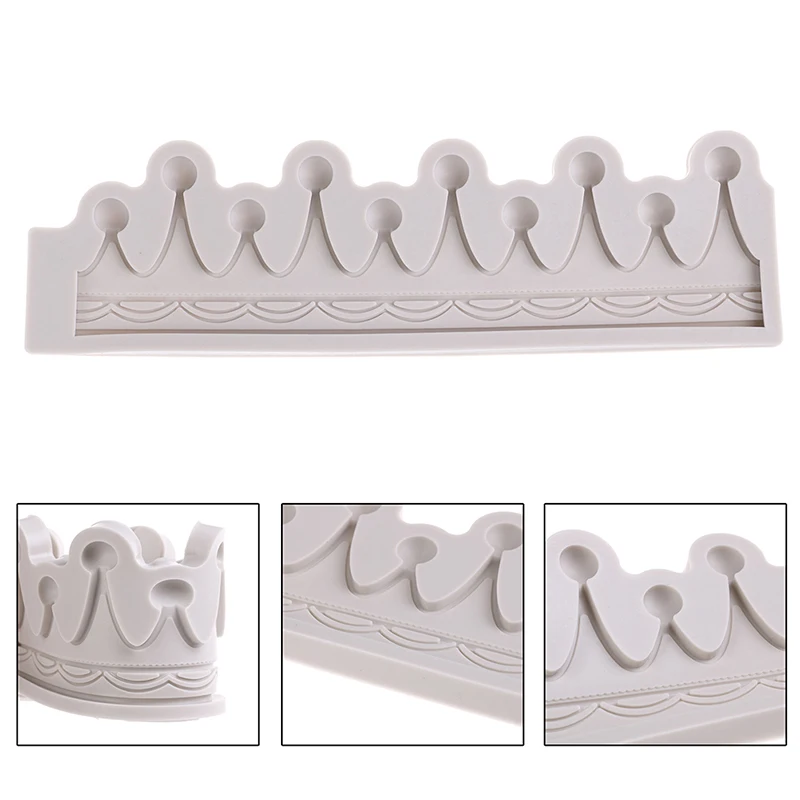 1 шт. силиконовая форма с короной шоколадной формы для помадки инструменты