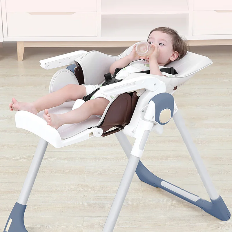 

Babyinner Baby Highchair Portable Foldable Baby Dining Chair Height-adjust Multifunctional Feeding Dining Chair 0-4Y