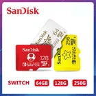 SanDisk Switch 256 ГБ TF карта 128 ГБ Флэш-карта 64 Гб карта памяти 4K Ultra HD высокоскоростная карта для расширения игры