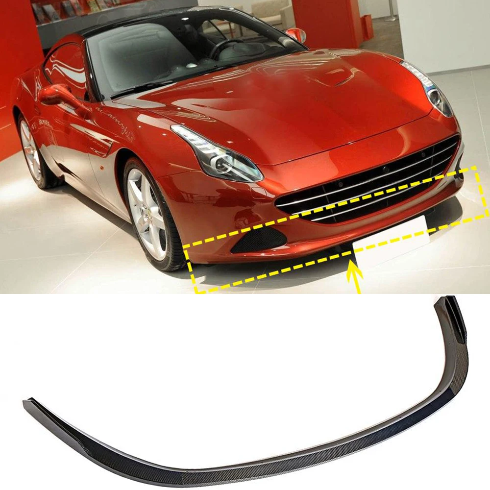 Передний бампер из углеродного волокна спойлер разветвители для Ferrari California T
