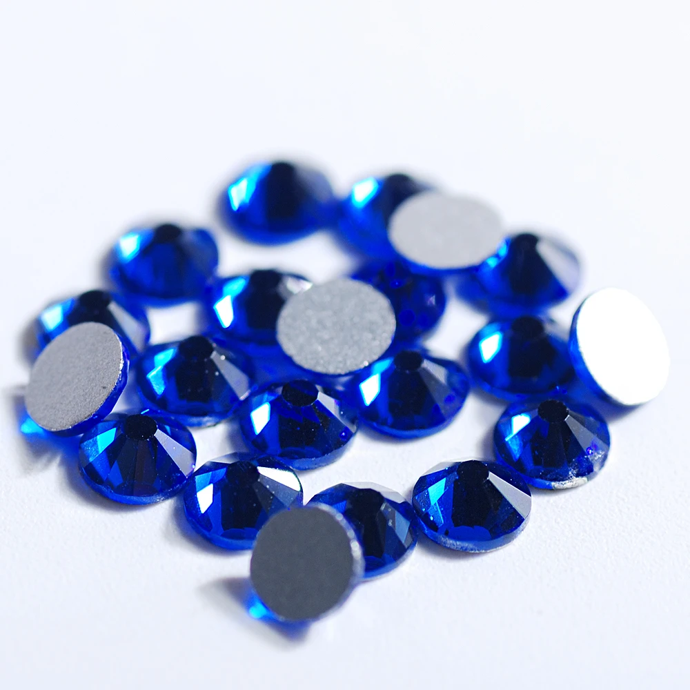 Сапфировое стекло стразы s гальки для ногтей искусство кристаллы украшения