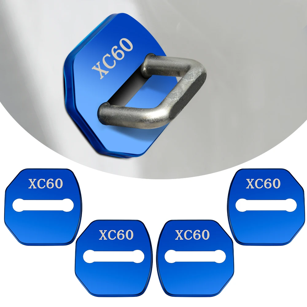 4 шт. автомобилей Дверные замки Защитная крышка Логотип колпаки с эмблемой