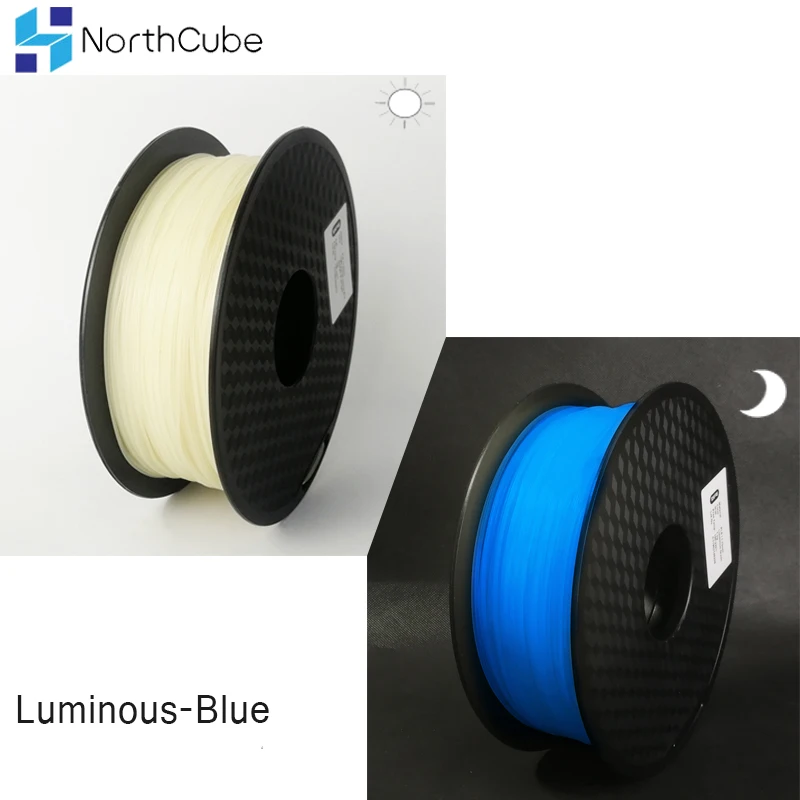 Northcube PLA нити светится в темноте 3D принтеры Материал Пластик 1 75 мм Принтер