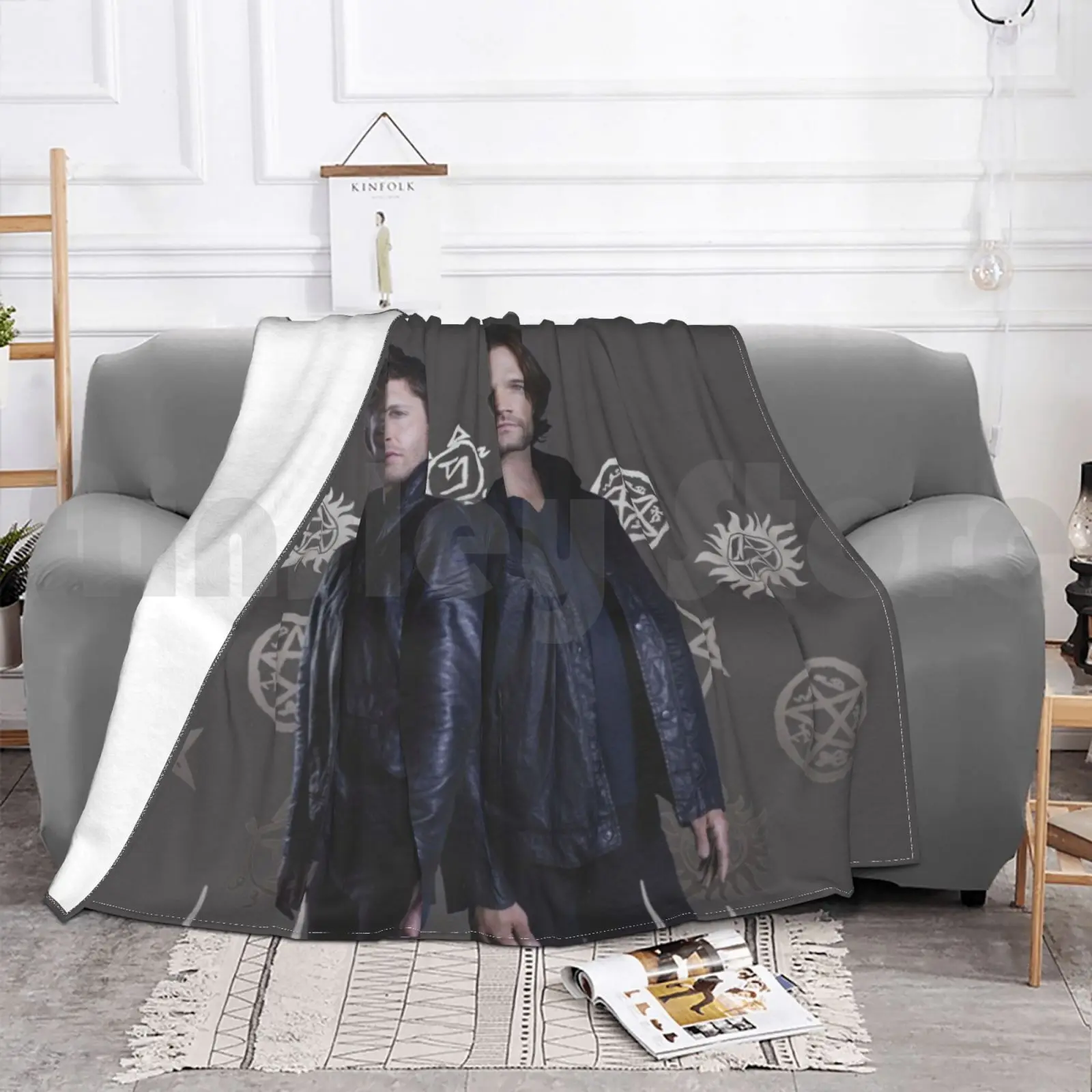 Сверхъестественное одеяло для последнего сезона модное под заказ