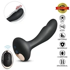 10 мощных скоростей, силиконовые перезаряжаемые Водонепроницаемые вибраторы простаты, пуля секс-игрушки для мужчин, товары для взрослых женщин и пар