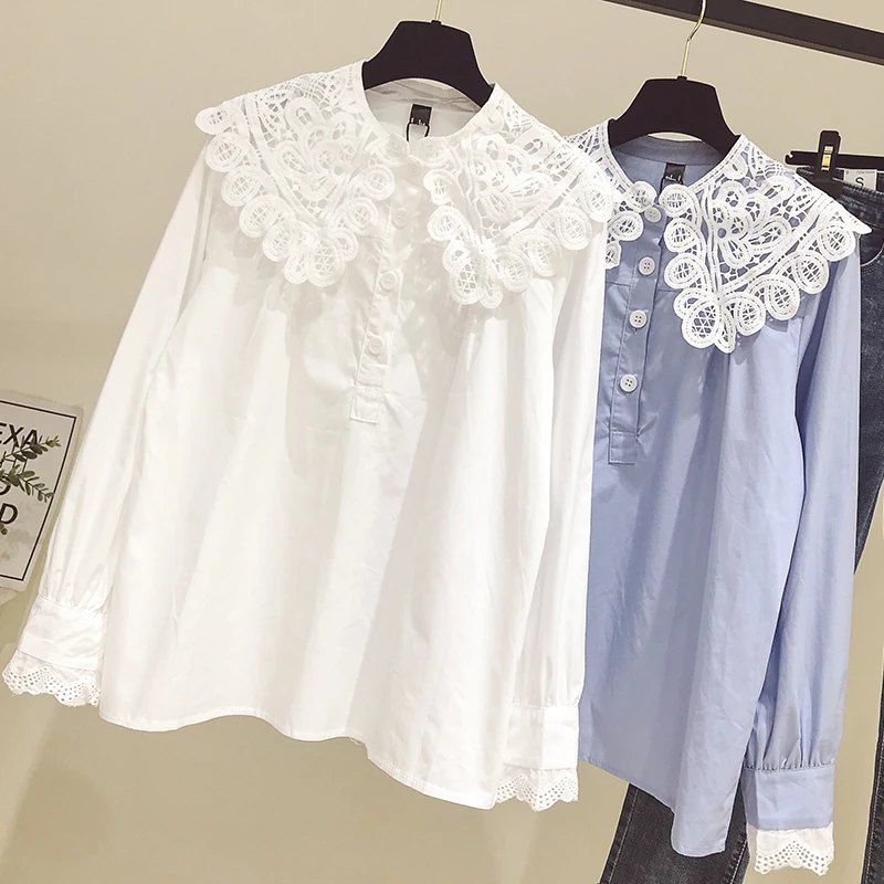 Модные женские блузки весна 2021 женская блузка рубашка с длинным рукавом