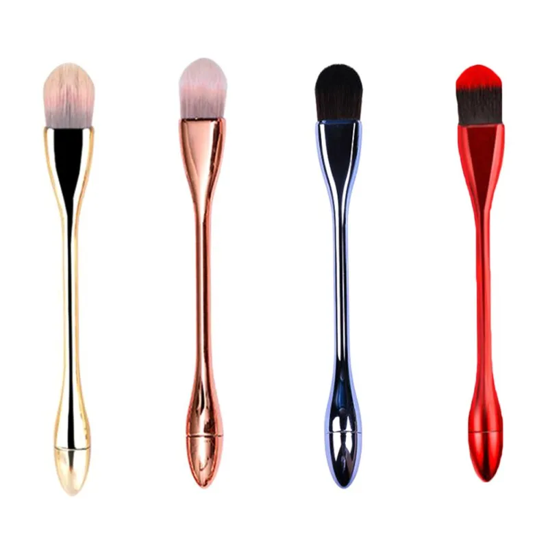 Щетка для пудры из нейлона с пластиковой ручкой щетка румяна маска элегантные и