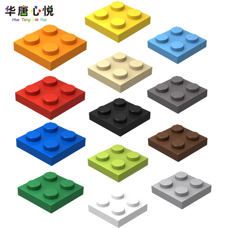 

20 шт./компл. 3022 MOC 2x2, обычные доски, кирпичи, сборы, частицы, аксессуары, детали, строительные блоки, игрушка для детей, подарки для детей