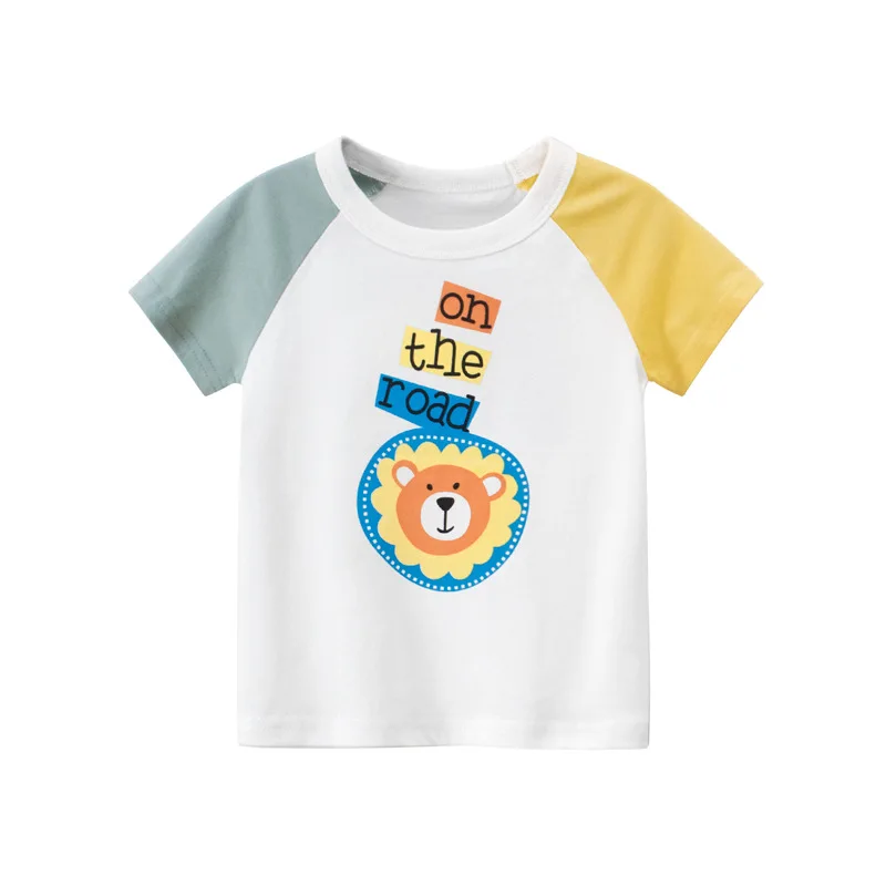 

Children T-shirt Girls Cotton Tee Animal Print Girl T Shirt Tops Cartoon Kids tshirt Clothes Clothing Summer New Arrive 2020