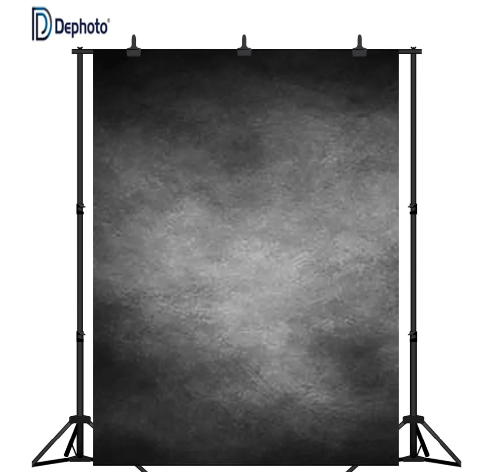 DePhoto Ретро Художественный черно-серый портретный Фотофон бесшовный Виниловый