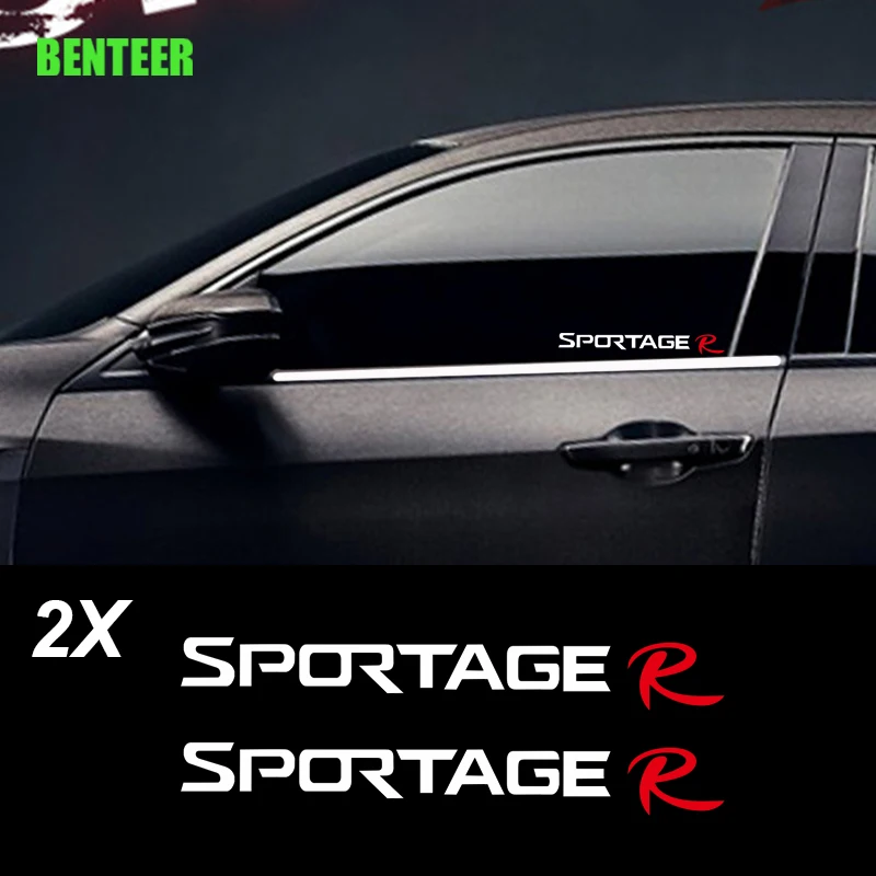 

2pcs car windows sticker for KIA Sportage R