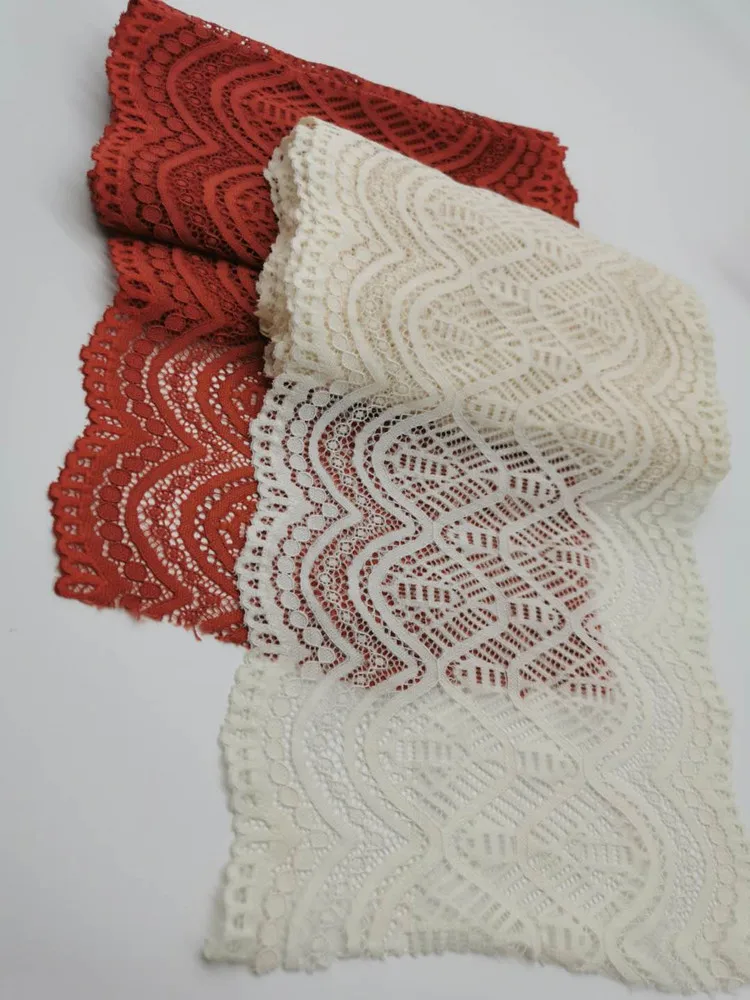 Ширина 24 см бежевая стрейчевая кружевная юбка из огненного кирпича нижнее белье