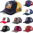 Новый бренд аниме Marvel Снэпбэк Кепка хлопок Бейсболка для мужчин женщин мужчин хип-хоп папа сетчатая шляпа тракер Прямая поставка