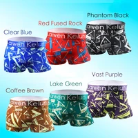 mens breathable underwear boxer briefs ice silk seamless ultra thin breathable antibacterial trend boxer shorts 4 pcs gift box