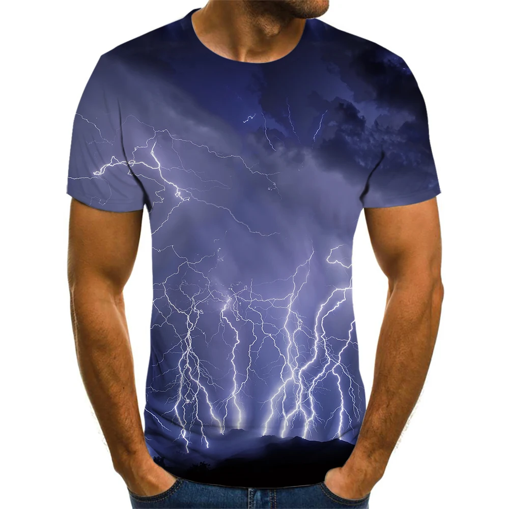 

Футболка с коротким рукавом, круглым вырезом и 3D-принтом молнии