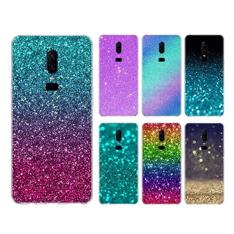 

Glitter With Sparkles Bling Soft TPU Full Protection Luxury Bumper Case For OnePlus 9 Pro OnePlus 9R OnePlus9 Cover