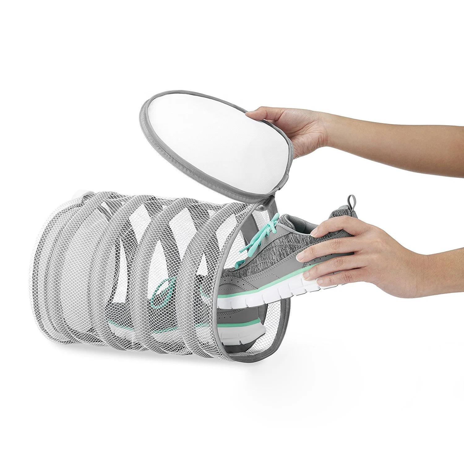 

Laundry Bag Shoes Organizer Bag For Shoe Mesh Laundry Shoes Bags Shoe Home Organizer Portable Zippered Laundry Washing Bags