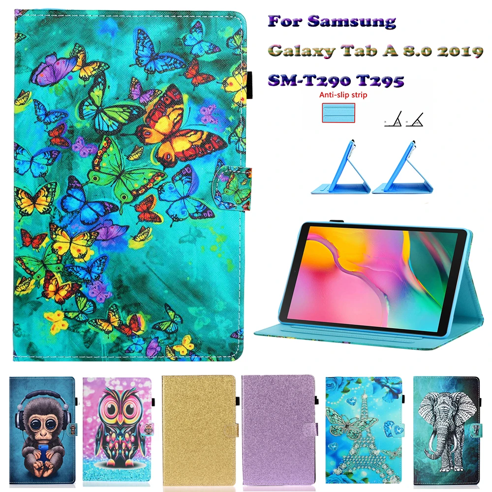 Чехол для Samsung Galaxy Tab A 8 0 &quot2019 SM T290/T295 чехол защитный из искусственной кожи с
