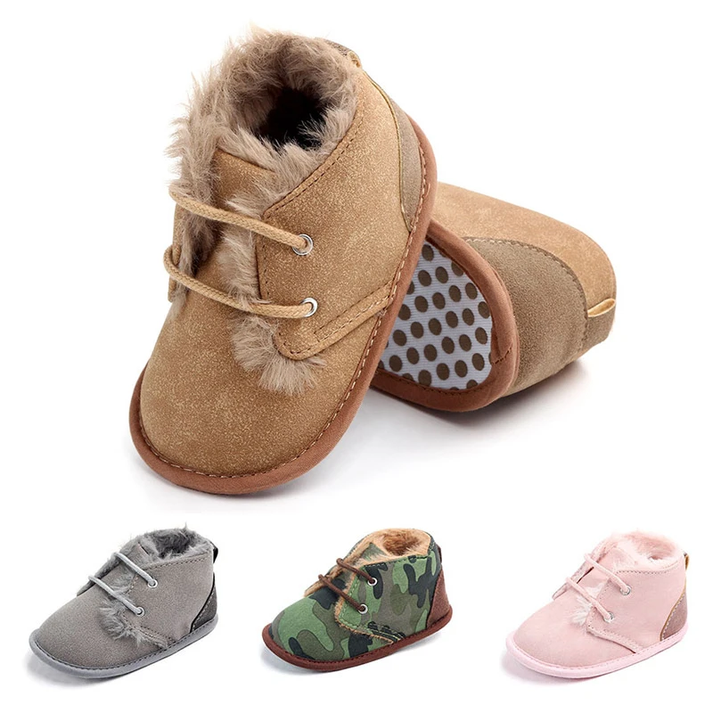 

Кроссовки Детские Зимние хлопковые с мягкой подошвой, Нескользящие