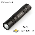 Фсветильник Рик Convoy S2 + с Cree XML2, светодиодный фонарь U2-1A 18650, черный фонарь, фонарик, портативный светильник онарь для кемпинга, рыбалки, велосипеда