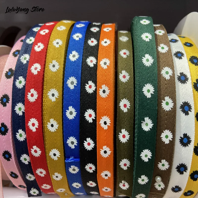 Лента из полиэстера и хлопка 10 мм 30 ярдов|Ленты для шитья| |