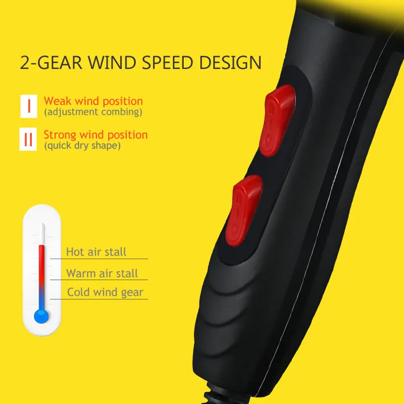 3200W отрицательный ион Фен для волос Профессиональный Горячий/с защитой от