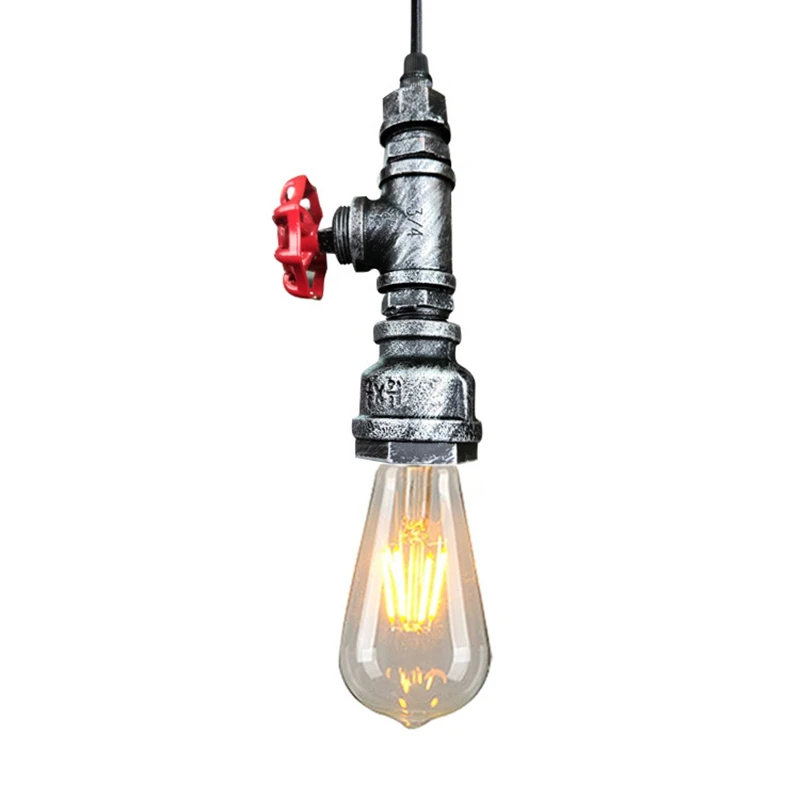 Лофт промышленная железная водопроводная труба Паровая панк винтажная