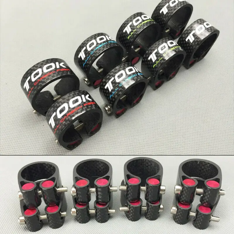 Зажим для подседельного штыря из углеродного волокна 27 2/30 4/30 8/30 9 мм | Спорт и