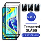 Защитная пленка с полным покрытием для xiaomi Redmi Note 9 Pro, защита экрана, объектив камеры, закаленное стекло для Note9 S, 9, 9a, 9c, NFC, 9t