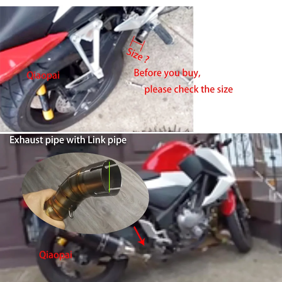 Модифицированная выхлопная средняя труба для мотоцикла Соединительная