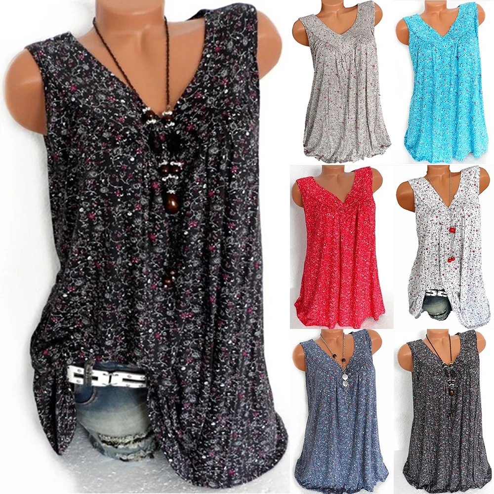 Дропшиппинг Женские топы с v образным вырезом майка без рукавов повседневный