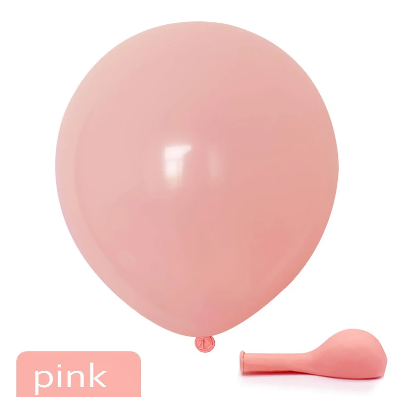 pink 30pcs 30 шт. 10 дюймов Macaroon шары из латекса круглой формы Свадьба День рождения комнаты backgroud настенные украшения принадлежности для надувных шаров - Цвет: pink 30pcs