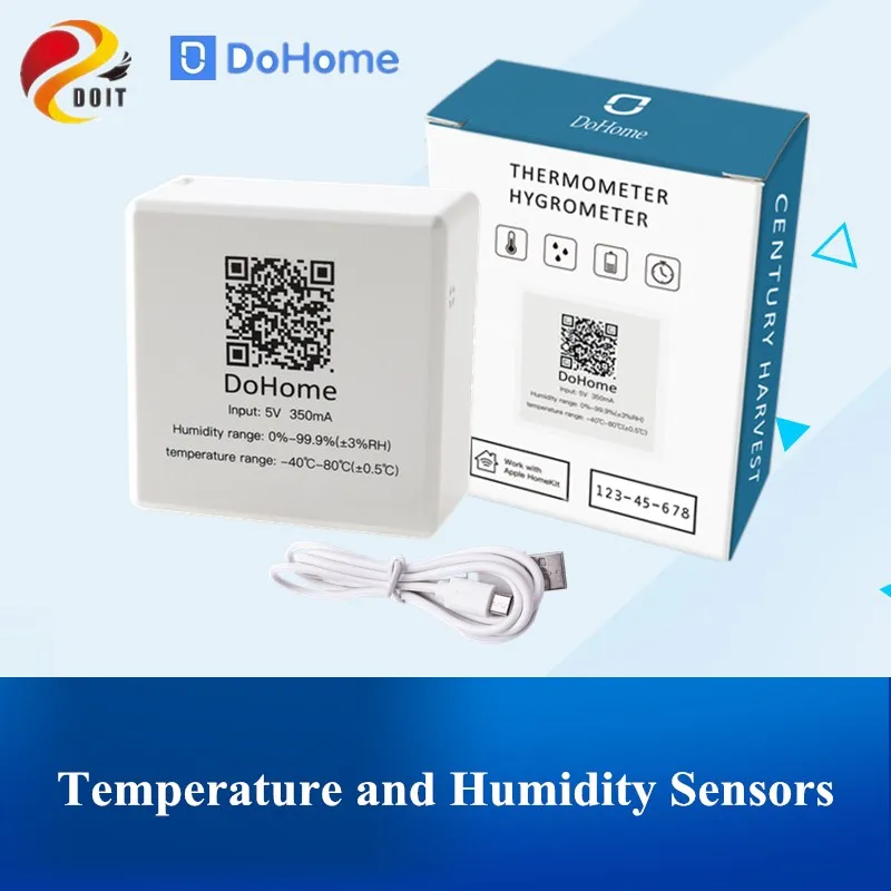 DoHome Support Siri Temperature and Humidity Sensors Firmware Upgrade IOS System Phone | Игрушки и хобби