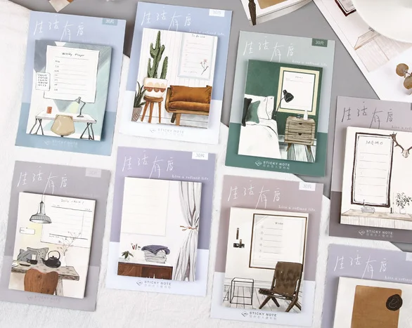 B6 Релакс жизнь липкий блокнот (1 пакет)|Блокноты| |