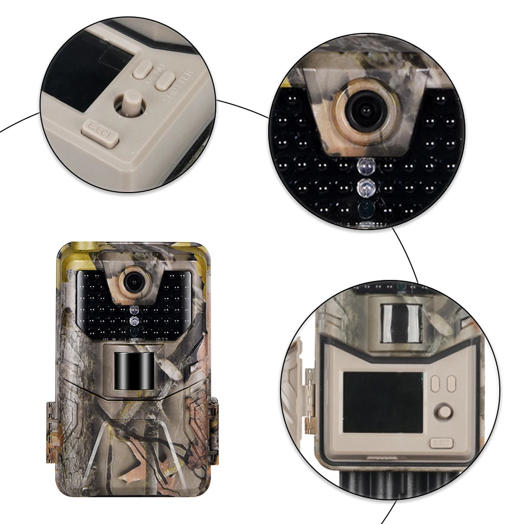 HC-900A 36MP 2.7K Hunting Camera Resolution Trail Outdoor PIR Sensor Infrared Waterproof Cam with 32/16GB TF Card |