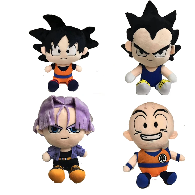 Плюшевые игрушки-животные из м/ф Драконий жемчуг Сон Гоку куририририн Вегета IV