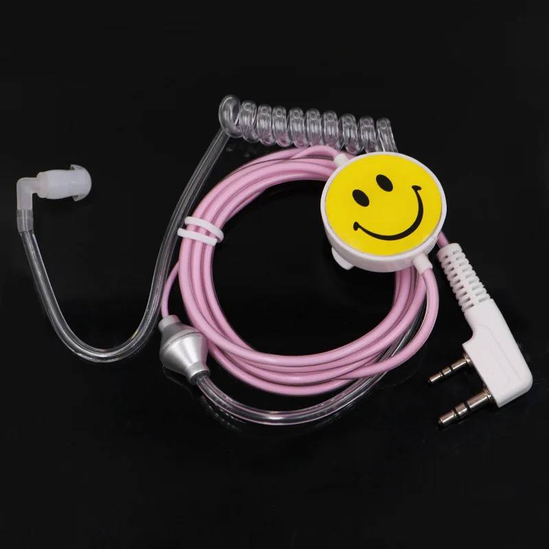 Радиационная кристальная линия наушников в ухо беруши кабель для Baofeng