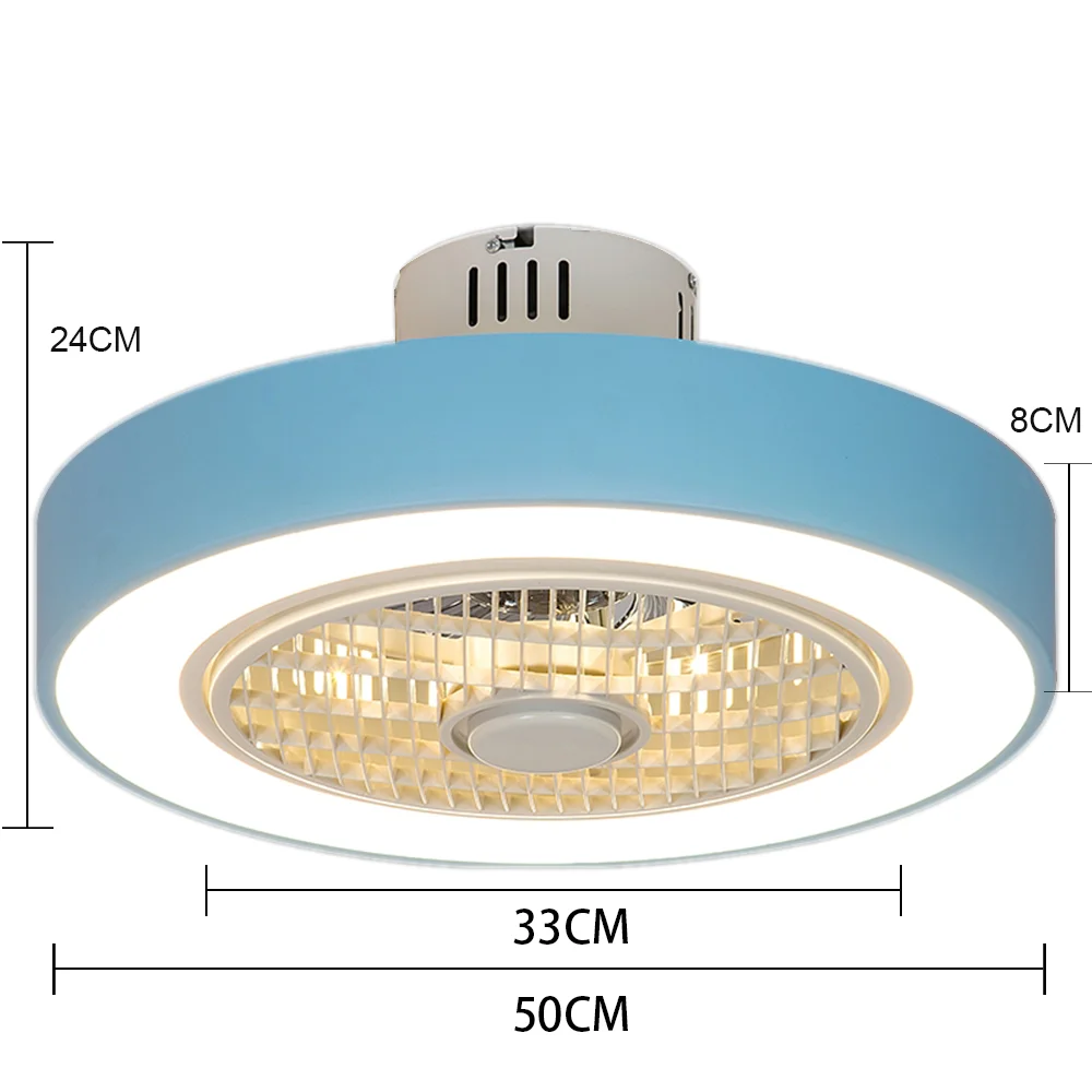 220 V Макарон потолочный вентилятор с Дистанционный пульт затемнения 19 дюймов