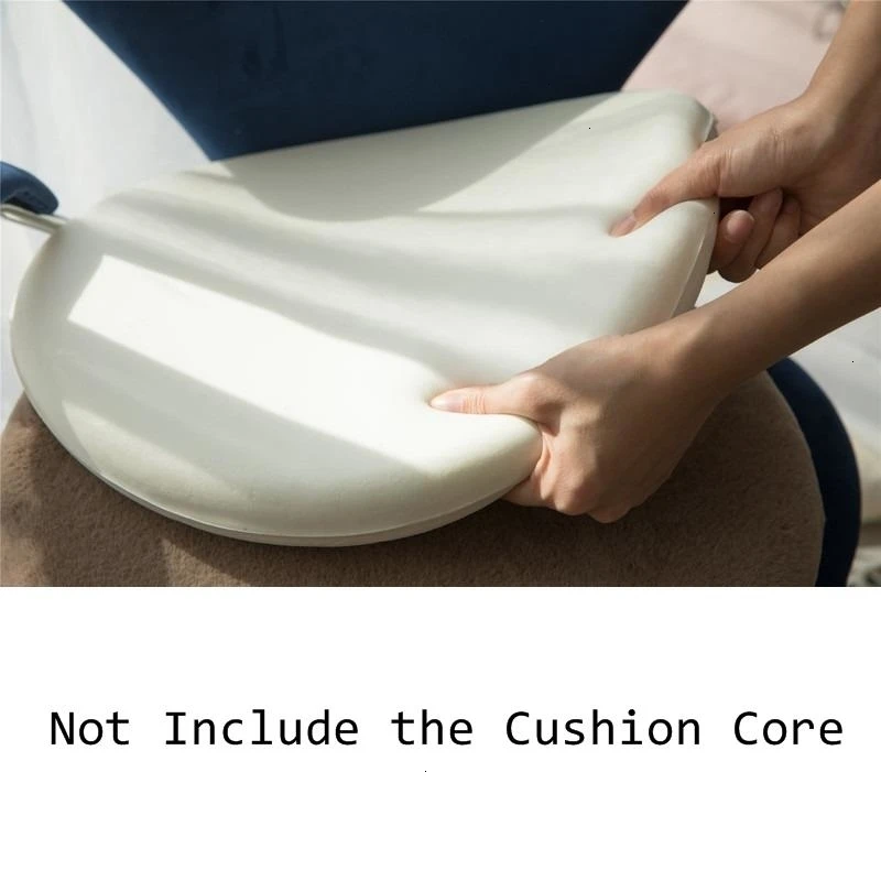 Наволочка для сидения из пены с эффектом памяти пушистый круглый коврик