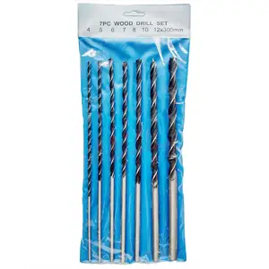 7 шт.лот, быстрорежущее сверло из быстрорежущей стали, диаметр 4-12 мм для дерева, пластика, металла