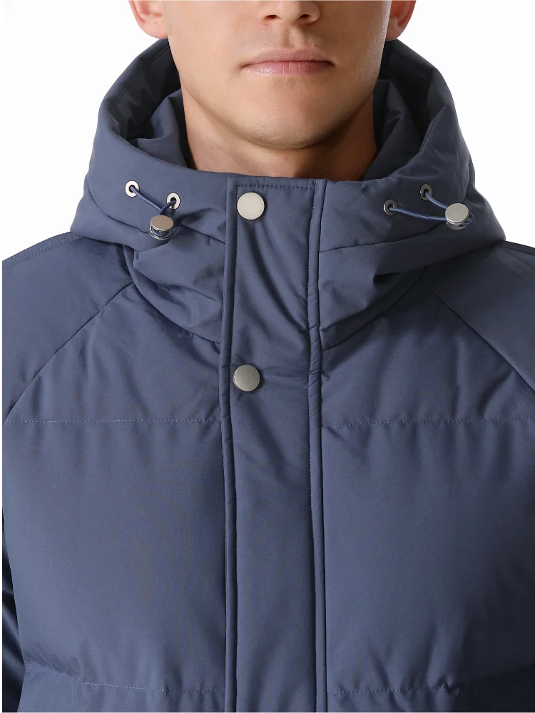 

New!!! 2020G Men's down jacket with a hood on duck down thickened warm winter coat. Item No. 8903F