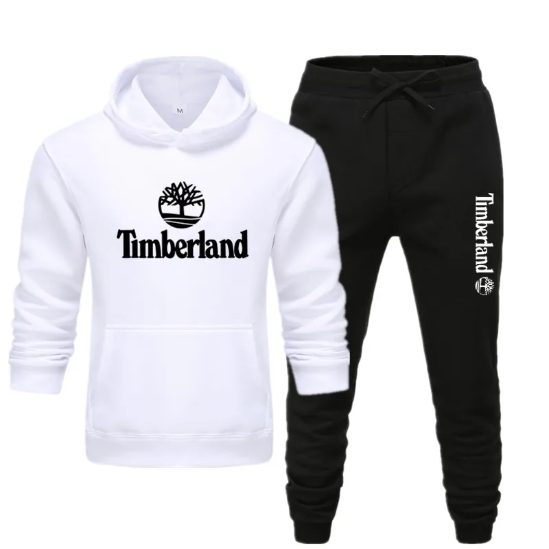 

Men's autumn and winter brand men's suit hooded sweatshirt + trousers Harajuku casual sports suit men's and women's sportswear
