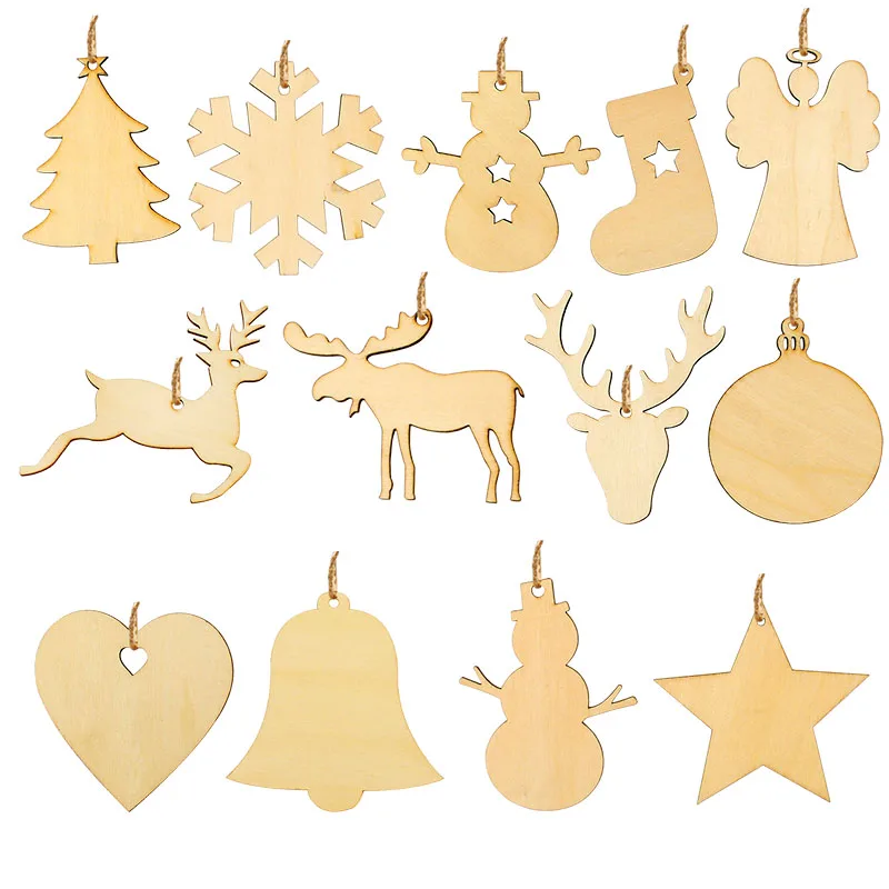 10 шт. деревянные подвески | Дом и сад