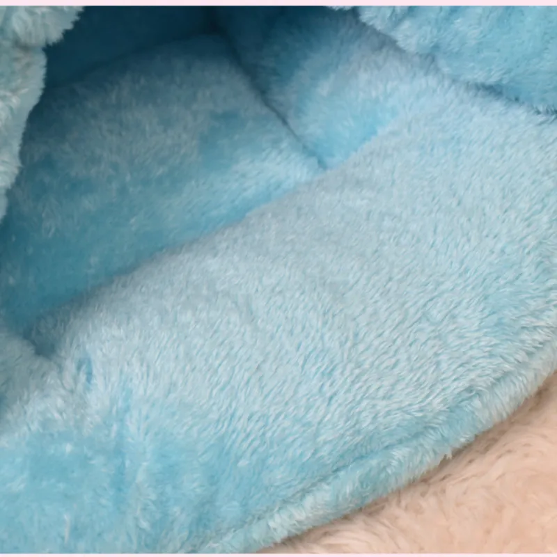 Мягкая кровать для домашних животных кровать-домик кошек и собак спальный мешок