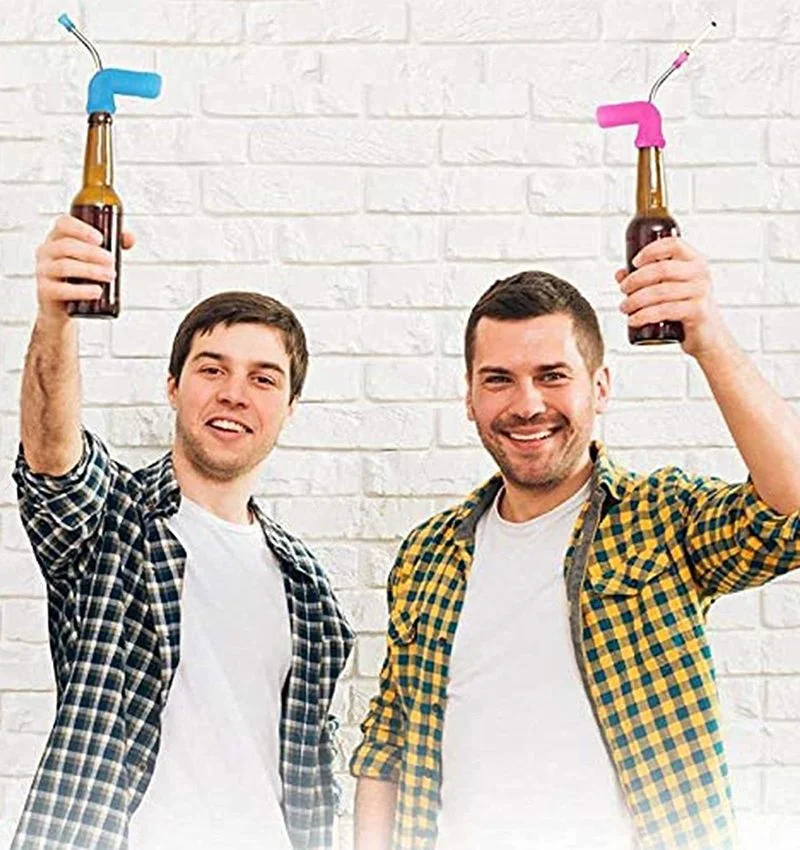 Новинка 1 шт. Солома для подводного плавания пива Бонг Воронка Slammer двойное