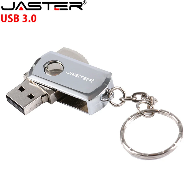 USB флеш накопитель из нержавеющей стали 4 ГБ 8 16 32 64 Флэшка с брелоком|USB
