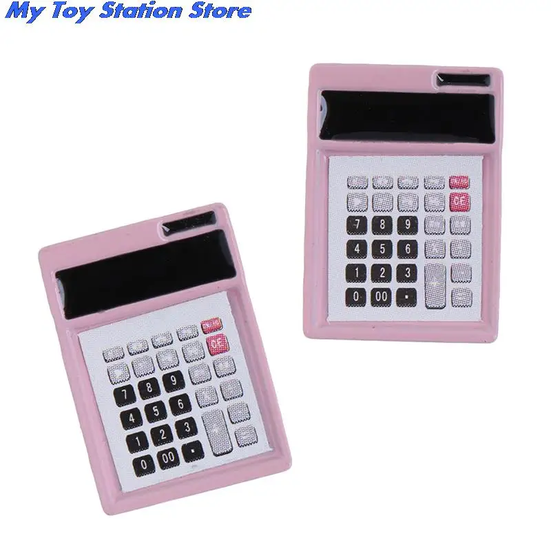 

2 шт., миниатюрный мини-калькулятор для кукольного домика