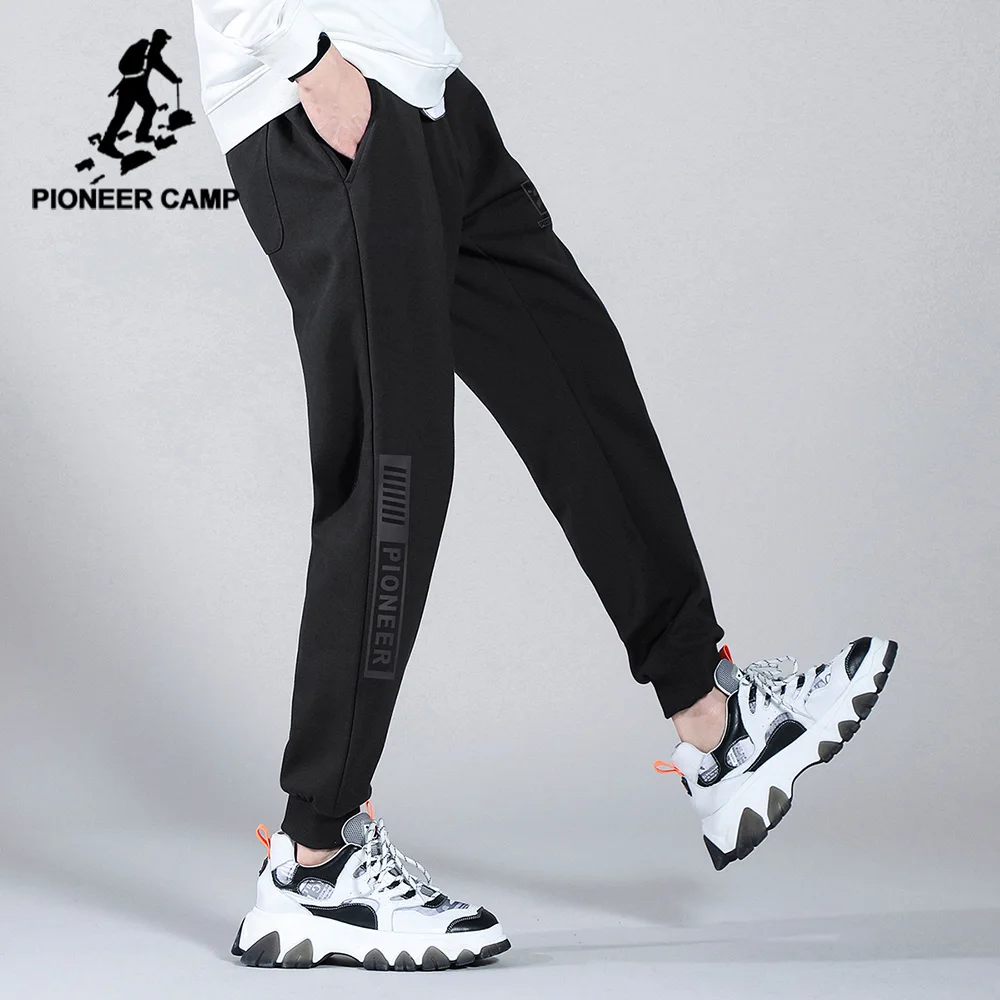 

Pioneer Camp 2022 Spring Summer New Loose Tapered Drawstring Pants Men Ankle-Length Outdoor Wear Plus Size Trousers AZK14130648H