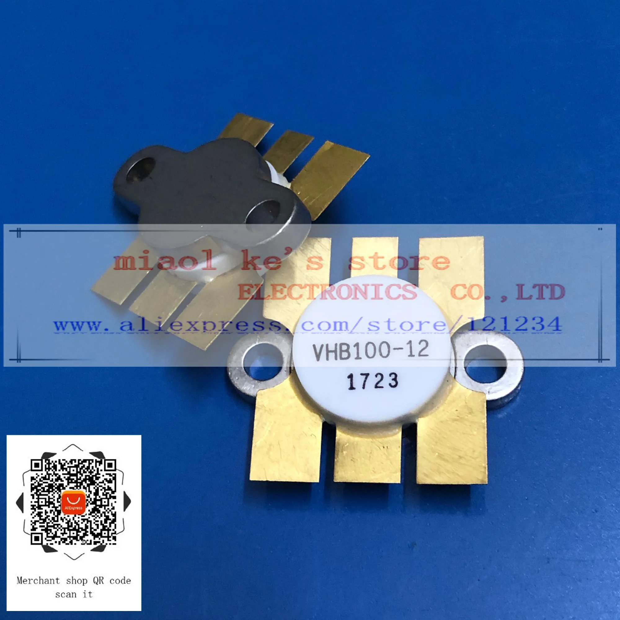 

100%Original: VHB100-12 [ 12.5V-36V 20A 100W 175MHz PACKAGE STYLE .500 6L FLG ] NPN SILICON RF POWER TRANSISTOR